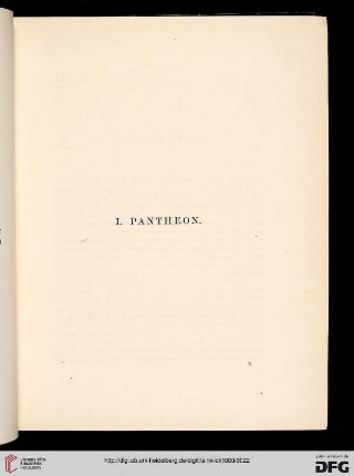I. Pantheon