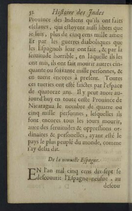 De la nouvelle Espagne.