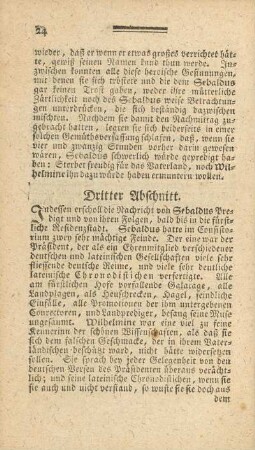 Dritter Abschnitt.