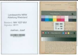Entnazifizierung Josef Joehren , geb. 12.10.1897 (Stadtinspektor)