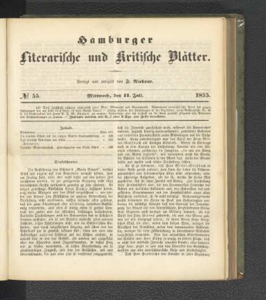 No. 55. 11. Juli 1855