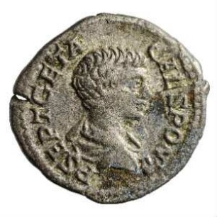 Münze, Denar, 200 - 202 n. Chr.