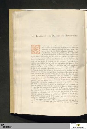 Les Tombeaux des Princes de Bourgogne