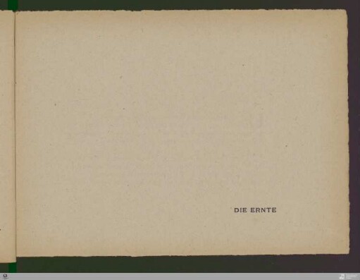 Die Ernte