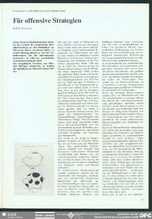 Für offensive Strategien : Innovation und Design