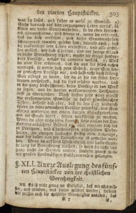 §. XLI. - §. LXI. Erklärung des fünften Hauptstückes.