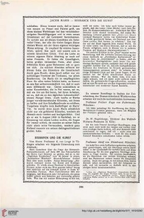 27: Bismarck und die Kunst