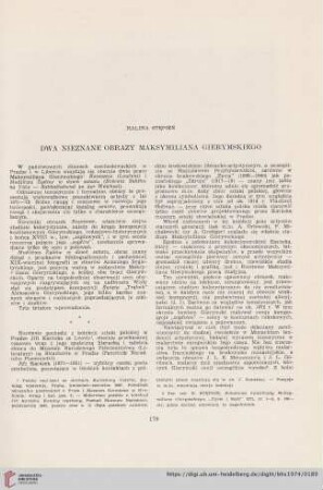 36: Dwa nieznane obrazy Maksymiliana Gierymskiego