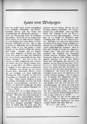 Hans von Wolzogen