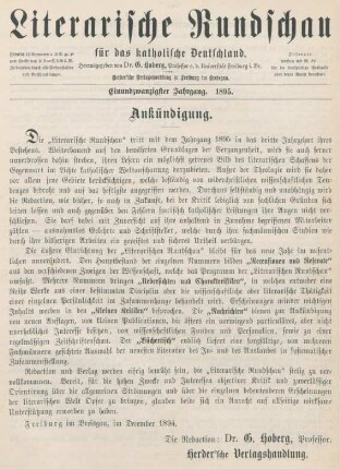 Ankündigung