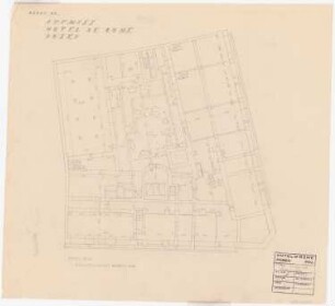 Park Hotel, Posen: Grundriss Kellergeschoss 1:100