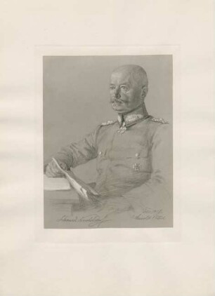 [Bildnis Konstantin Heinrich] Schmidt von Knobelsdorf
