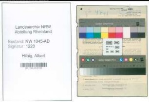 Entnazifizierung Albert Hilbig , geb. 25.08.1895 (Angestellter)