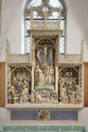 Altarretabel mit der Szenen aus dem Leben Christi
