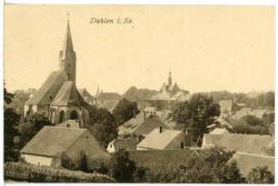 Stadtzentrum mit Stadtkirche Unserer Lieben Frauen und Rathaus (von Südost)