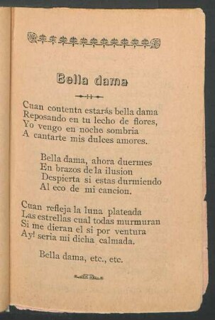 Bella dama