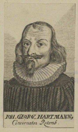 Bildnis des Ioh. Georgius Hartmannus