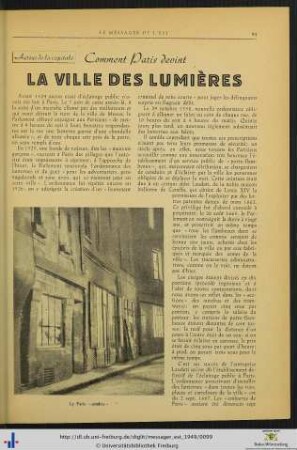 La Ville des Lumières.
