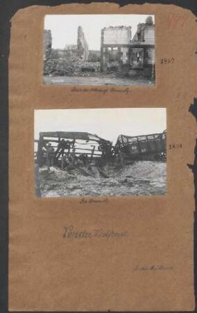 Reste der Ortschaft Somme Py