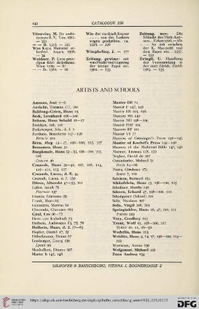 Artists and schools