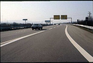 Ausfahrt aus Tangente (Stuttgart Richtung Villingen-Schwenningen)