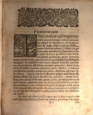 Disp. med. qua febris in genere historiam
