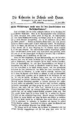 Welche Erfahrungen macht man bei den Hausbesuchen von Volksschulkindern?