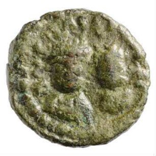 Münze, Halbfollis, 613 - 624