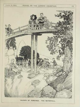 Haunts of romance: the waterfall