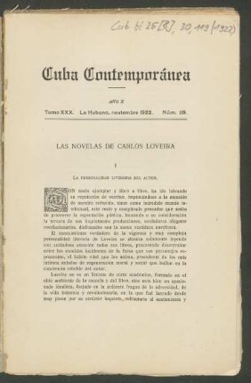 I - La personalidad literaria del autor.