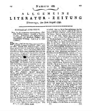 Neue Original-Romane der Deutschen. Bd. 25-26. Leipzig: Schneider 1786