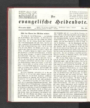 November 1857. Nr. 11