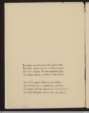 Daneben war der raum der blassen helle : [SW II: H1(Algabal)]; [SW II, S. 62/121]