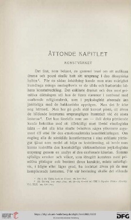 Åttonde Kapitlet: Konstvärket
