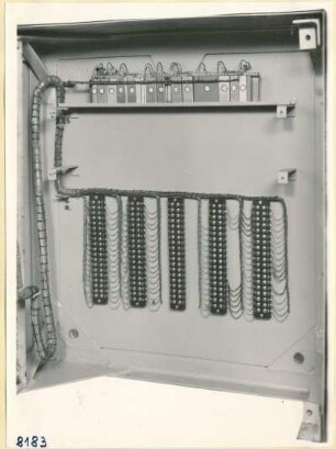 Bewag-Fernsteuerung Teilansicht 8; Foto 1953