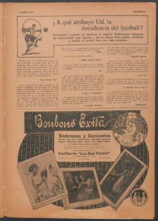 ¿A qué atribuye Ud. la decadencia del football?