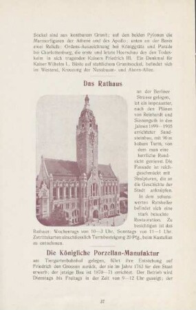 Die Königliche Porzellan-Manufaktur