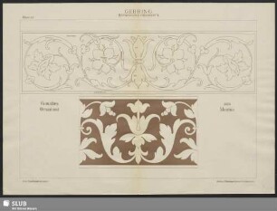 Renaissance-Ornamentik, Gemaltes Ornament aus Mantua