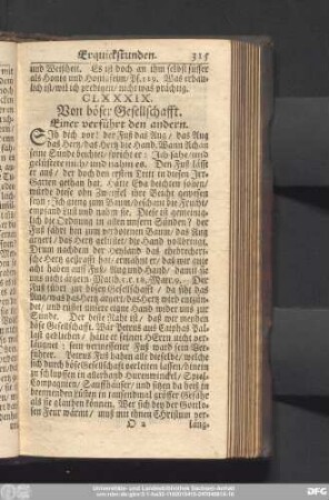 CLXXXIX. Von böser Gesellschafft. Einer verführt den andern.