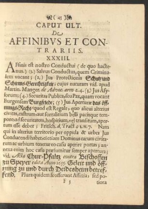 Caput Ult. De Affinibus Et Contrariis
