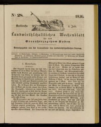 No 28. 1836. 8. Juli