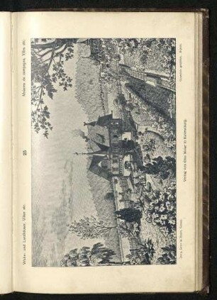 Tafel 25: Perspektivische Darstellung von Châlet Beatrice im Dolder, Zürich