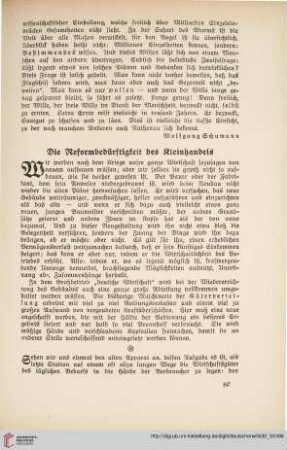 30: Die Reformbedürftigkeit des Kleinhandels