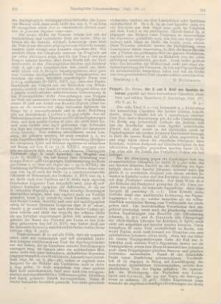 354-357 [Rezension] Poggel, Heinrich, Der 2. und 3. Brief des Apostels Johannes