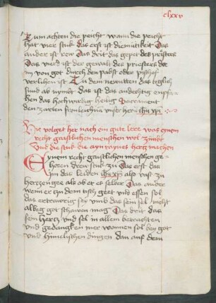 Lehren vom christlichen Leben (Teil 1 von 2)