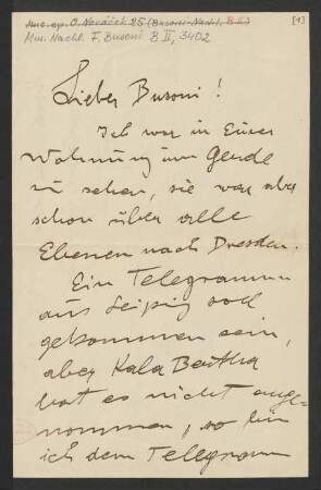 Brief an Ferruccio Busoni, 29.10.1896