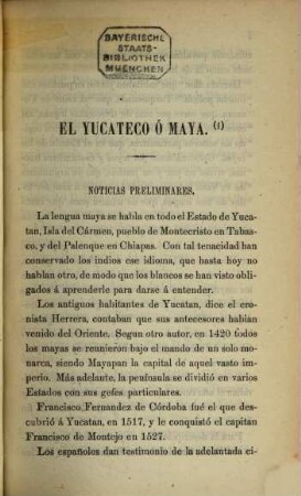 Cuadro descriptivo y comparativo de las lenguas indígenas de México, 2