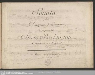 Sonata per il Fortepiano o Cembalo