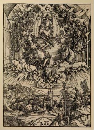 Johannes vor Gottvater und den Ältesten