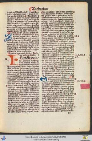 Zacharias propheta